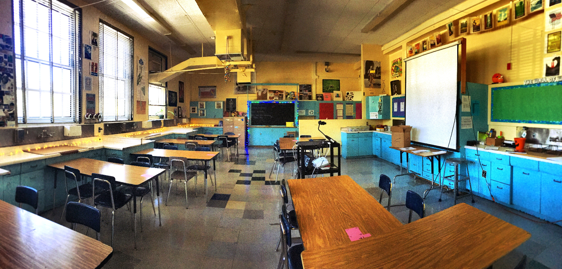 Lauren's seventh-grade science classroom